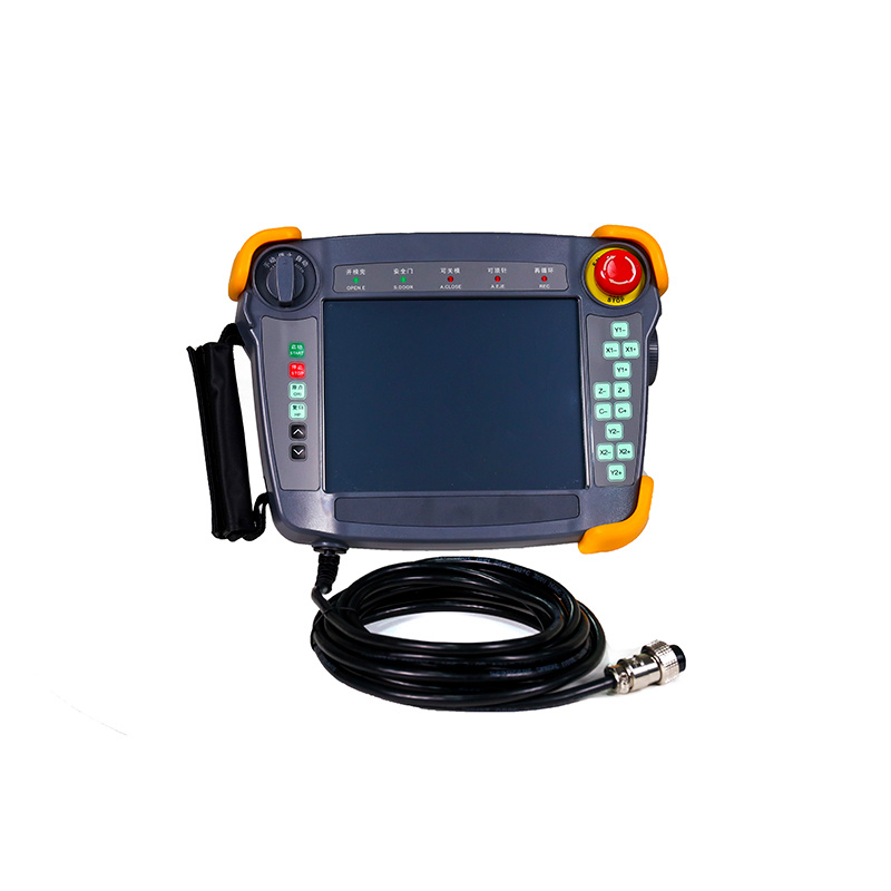 Yubao Smart 8-inch touchscreen controller for injection molding robot arm programming and operation